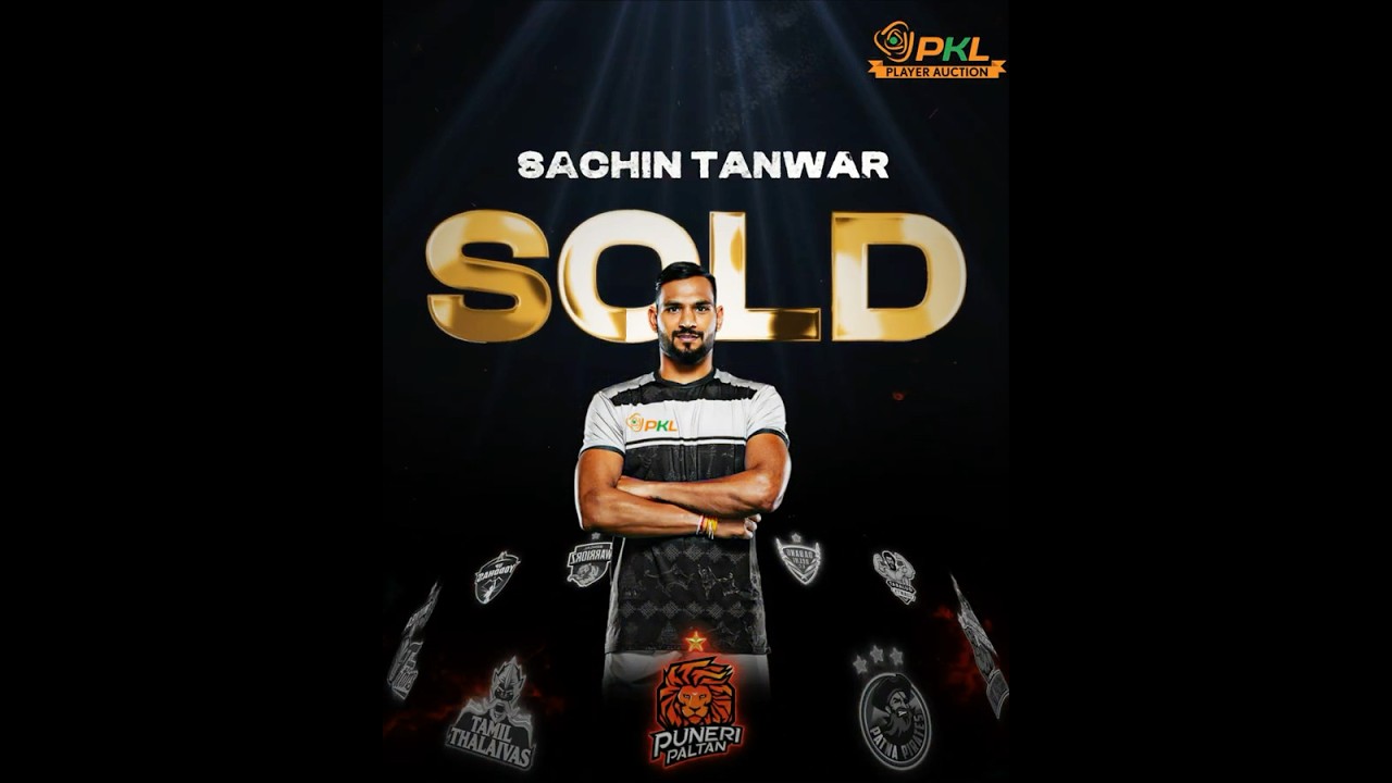 Sachin Tanwar sold to Puneri Paltan for ₹1.058 crores | Pro Kabaddi 
