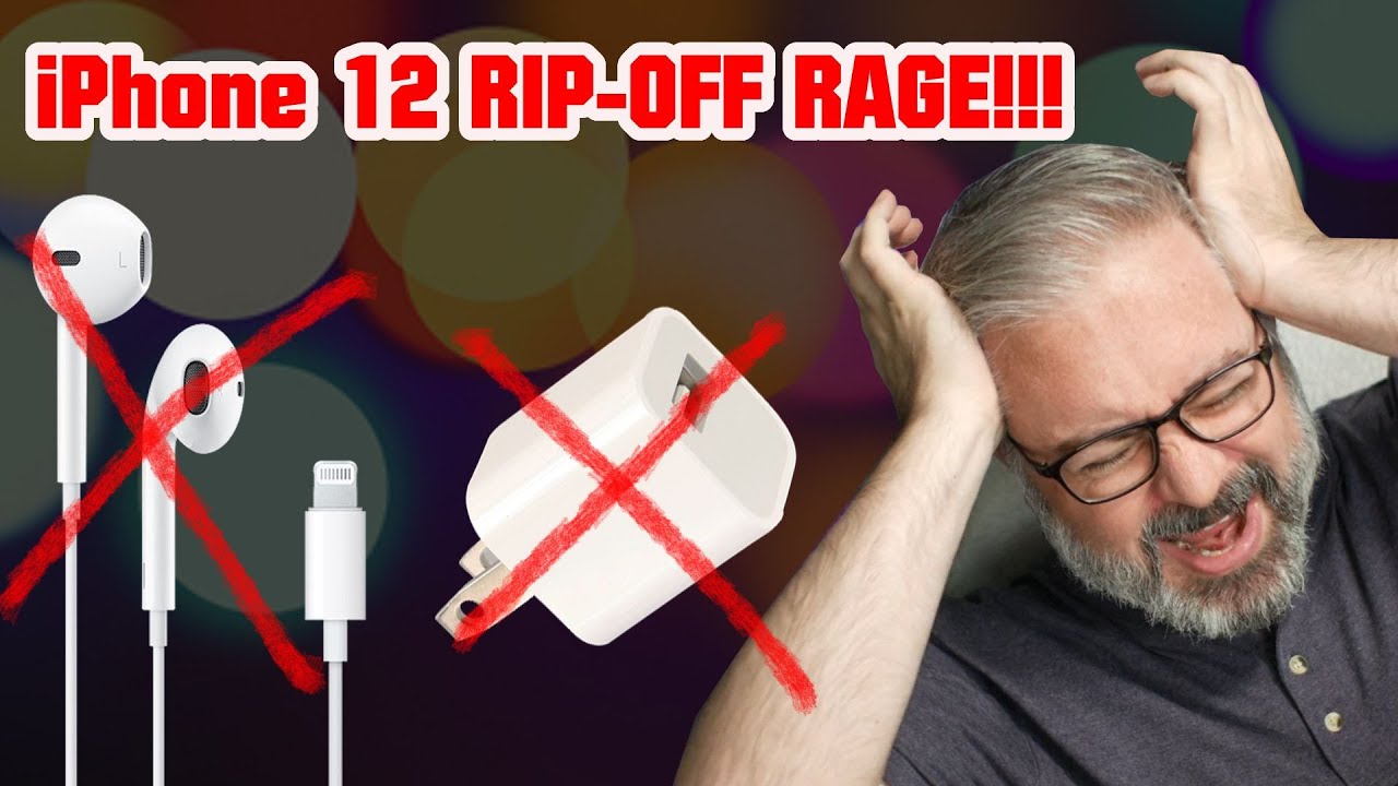 iPhone 12 RAGE! - Apple Roasted, Doesn't include Headphones or Charger Anymore