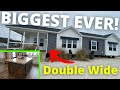 THE BIGGEST "Mobile Home" EVER! | Double Wide Mobile Home Tour