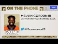 Melvin Gordon III talks Broncos football | The Jim Rome Show
