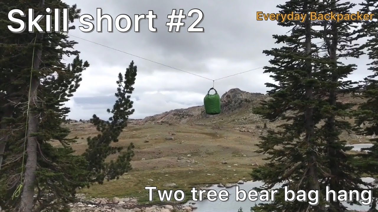 Skill shorts #2 two tree bear bag hang 