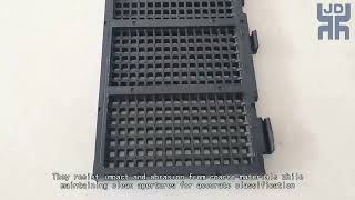 Vibrating screen mesh for efficient quarry and coal screening