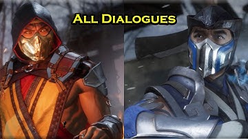 Mortal Kombat 11 Ultimate - Scorpion VS Sub Zero All Intro Dialogues