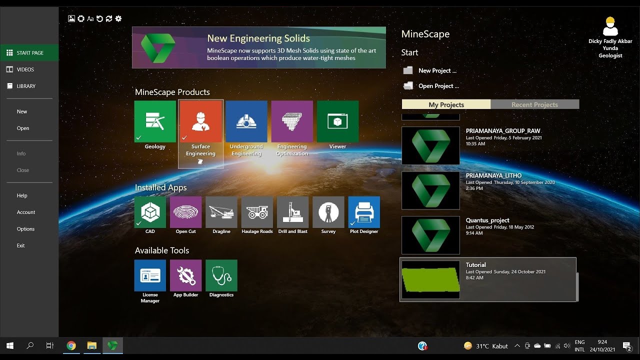 Tutorial Minescape 2021 Lengkap - Cara Mengubah Warna Background