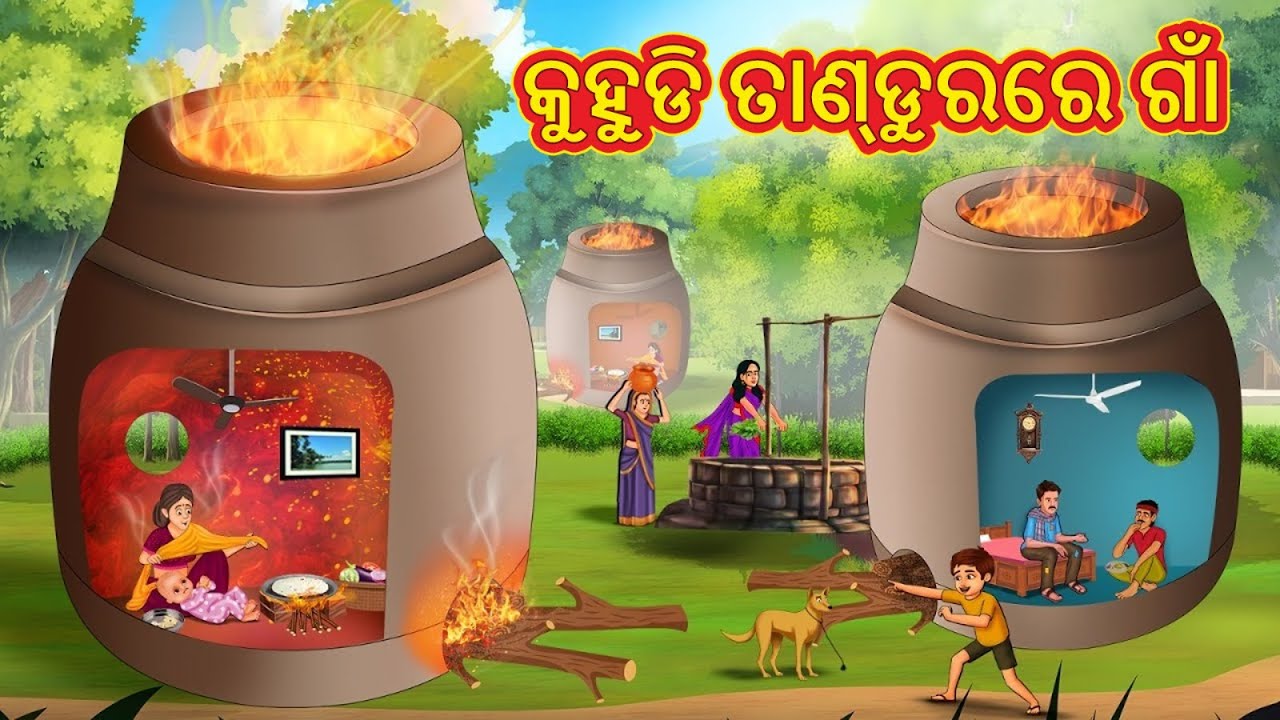 କୁହୁଡି ତାଣ୍ଡୁରରେ ଗାଁ | New Odia Stories | ଓଡିଆ କାହାଣୀ | Gapa Odia Stories | Stories in Odia