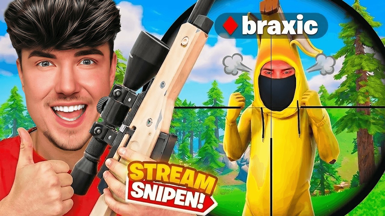 Ich STREAMSNIPE BRAXIC bis er AUSRASTET und den STREAM BEENDET🤬🤣