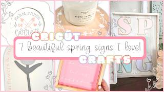 I Made 7 Spring Signs with My Cricut… Here’s How They Turned Out