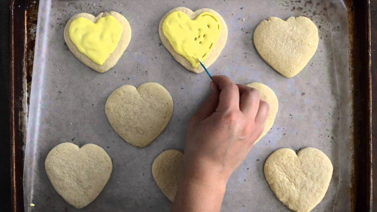Gluten Free Conversation Heart Cookies YouTube