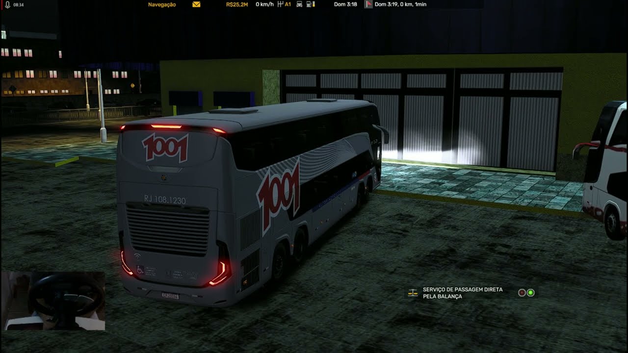 544 NEXT RESENDE BUS STOP VIAÇÃO 1001 NO G8 1800DD 8X2