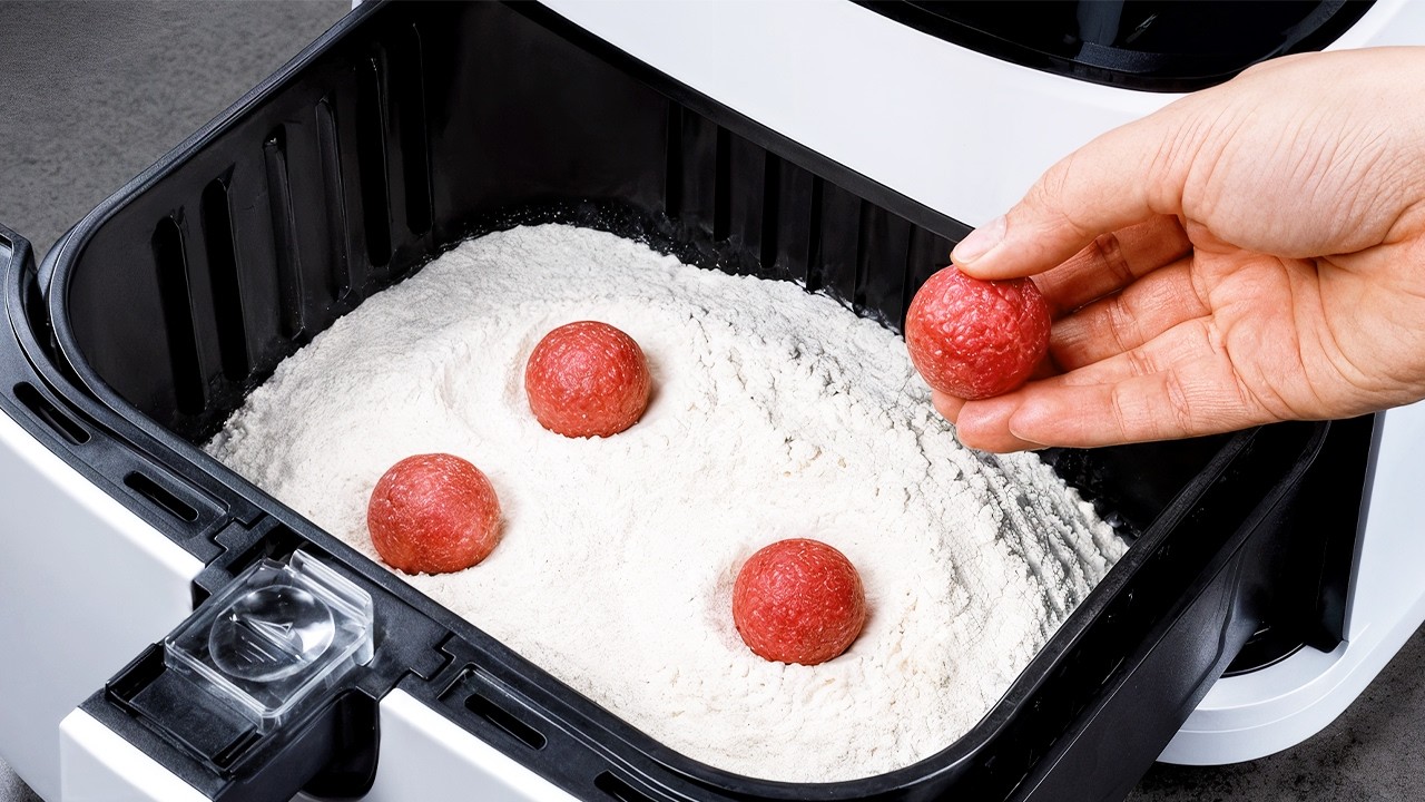 This Air Fryer Lazy Dumpling Trick Is Brilliant! 🥟 It's Ready in Minutes!