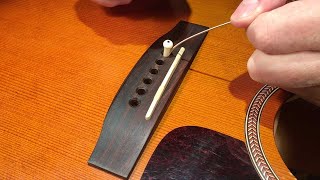 How to stop bridge pins from popping out