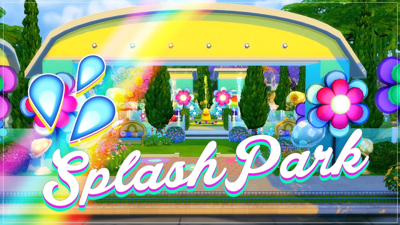 Splash Park Speed Build The Sims 4! YouTube