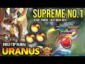 URANUS BEST BUILD 2024 | BUILD TOP GLOBAL URANUS GAMEPLAY | MOBILE LEGENDS✓