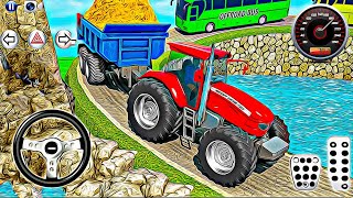 Modern Köy Traktör Çiftlik  Oyunu - Traktör Araba Oyunlari - Tractor Driving Simulator 3D screenshot 4