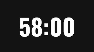 58 Dakika Zamanlayıcı - 58 Minute Timer