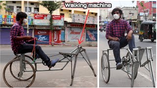 how to make simple walking Robot machine at home @CreativeScienceOfficial