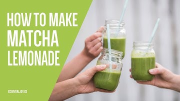 How to Make Matcha Lemonade