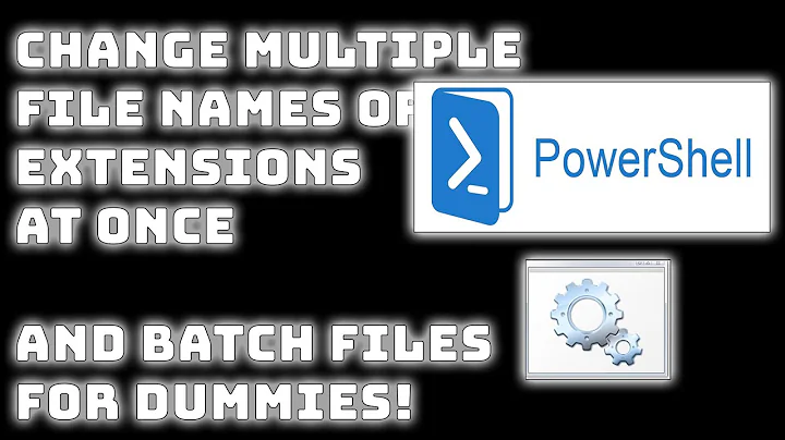 Change Many File Names At Once - Create Batch Files With No Experience