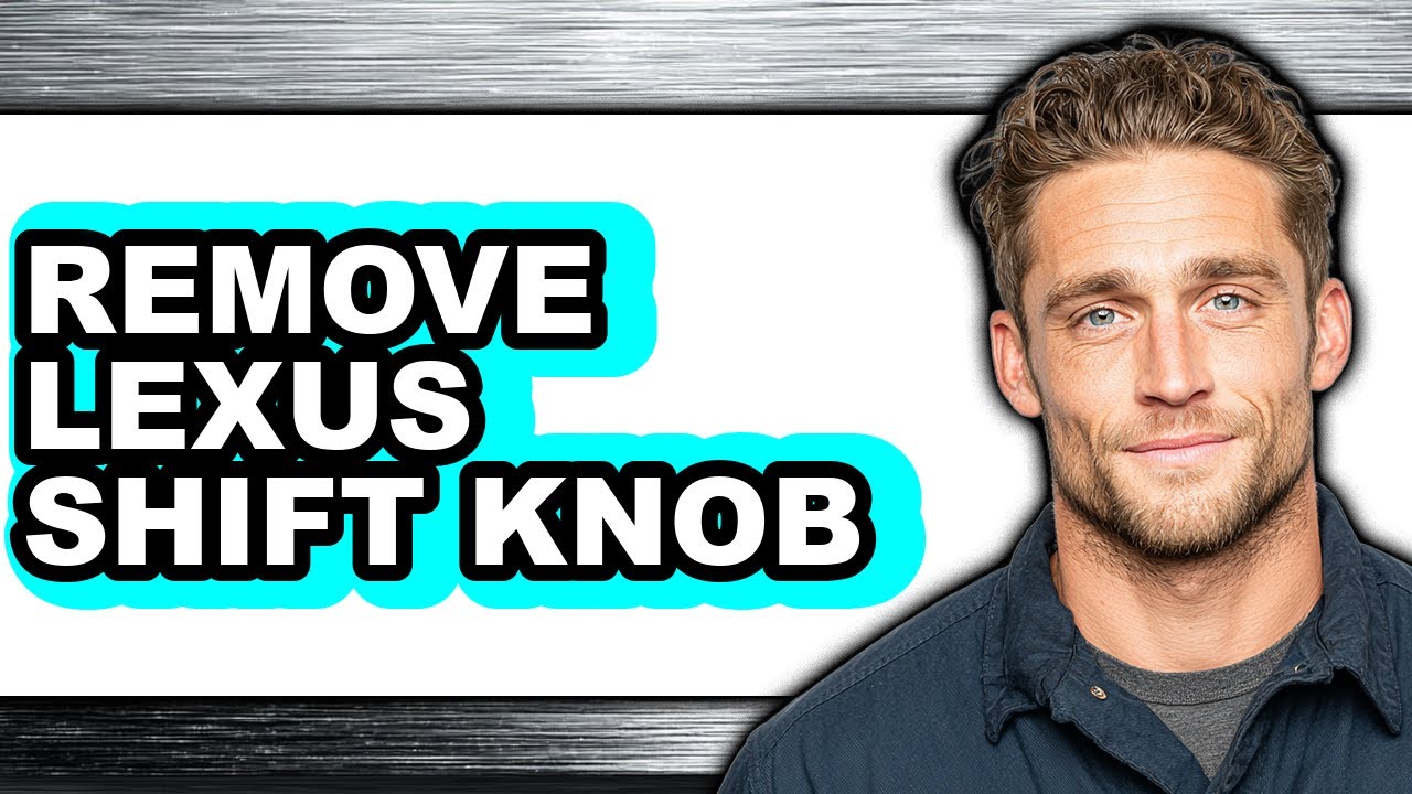 How to Remove Lexus Shift Knob (easy Method)