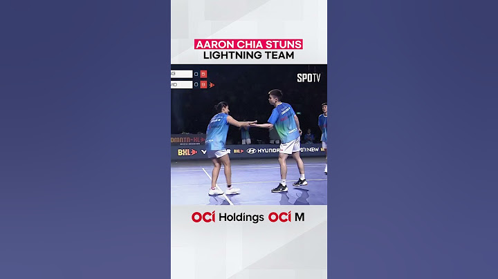 Aaron Chia Stunning Shot #badminton #AaronChia