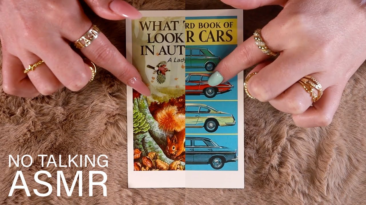 ASMR Tracing on Ladybird Covers (🎧 NO TALKING | tracing, tapping)