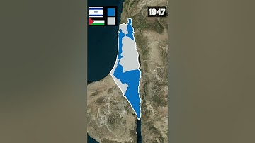 Evolution of Israel/Palestine Borders on Map