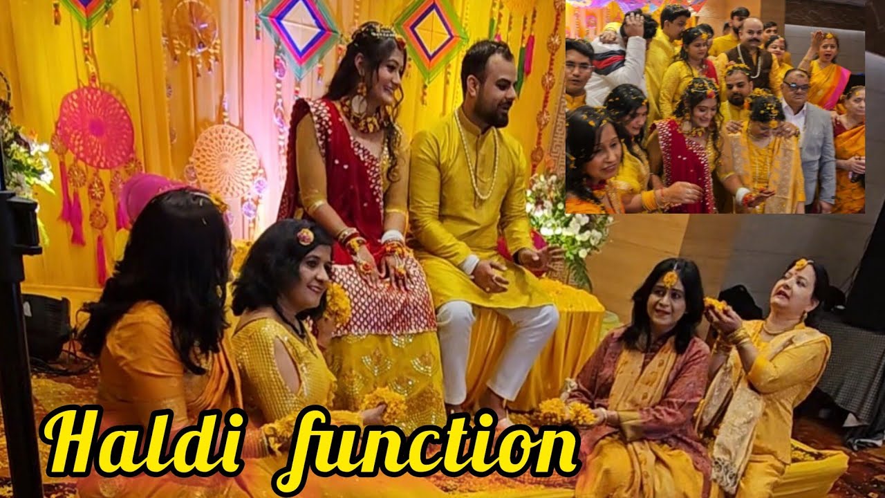 Haldi Function Ruchika Rathore Haldi function// Haldi mhendhi function @Astyagi8585 - YouTube