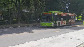 (Singtel Circle Full Body Advertisement) SBS6855L(SEDEP 811) On Service 812 At Yishun Avenue 2