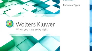 CCH Axcess™ Document - How to Work With the Document Type