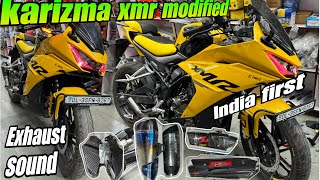 karizma xmr exhaust modified | karizma xmr 2024 modified | xmr India First Modified 😱
