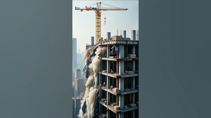 building collapsed while under construction 🏢 #shorts #building #collapse