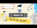Explain by example oltp vs olap