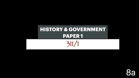 history paper 1 | 311/1 | kcse history paper 1 2023 | how to pass history paper 1