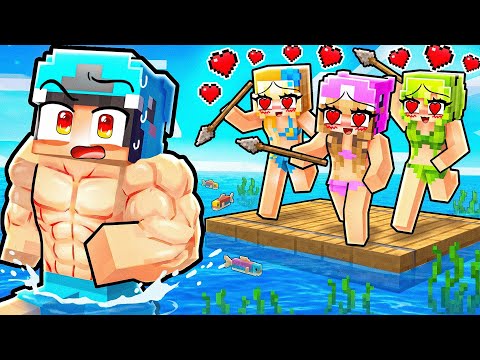 OMZ GIRLS ONLY RAFT LOVE CURSE in Minecraft!