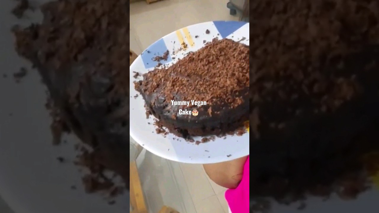 yummy Vegan Cake 🎂 homemade 