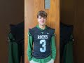 Trinity High School football player Zane Johnson answers rapid fire questions