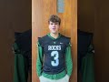Trinity High School football player Zane Johnson answers rapid fire questions