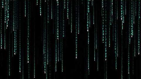 One Hour Matrix Rain Code (Cyan) | Digital Matrix Rain Screen Saver [FULL HD]