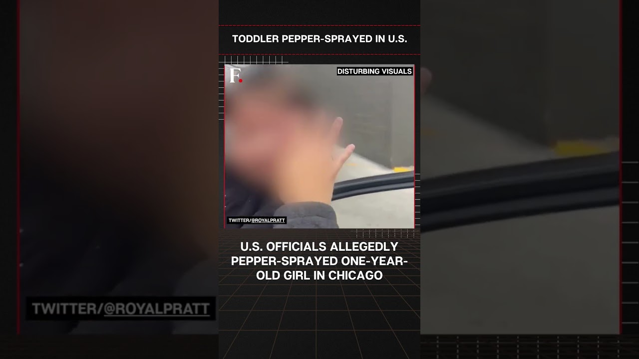 #FirstpostNews: US Federal Agents Pepper-spray 1-year-old Girl in Chicago | N18G