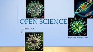 OPEN SCIENCE _ DR. THAMBU DAVID