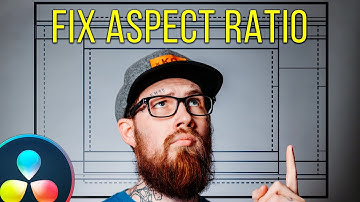 How to stretch or FIX aspect ratio | Davinci Resolve 17 Tutorial