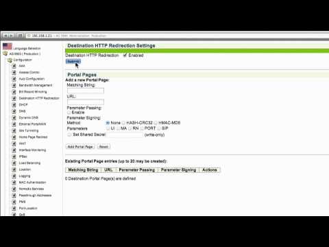 AG - How to Configure HTTP Destination Redirection