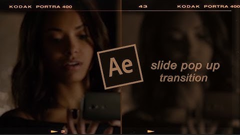 slide pop up transition using just motion tile?! ♡ after effects