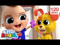 Doggy Excersize Song 🐶 | LITTLE ANGEL 😇 | Kids Songs | Nursery Rhymes | Sleep Baby Songs