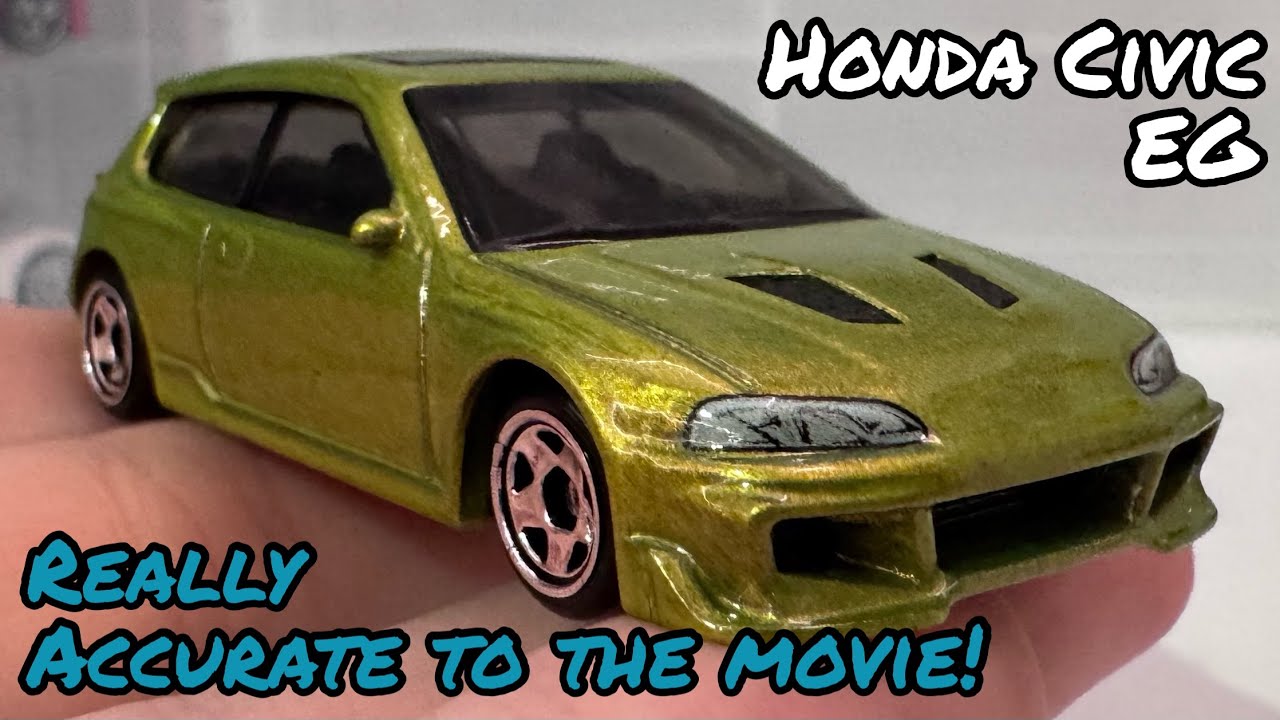 Hot Wheels Honda Civic EG (2025 Fast And Furious Mix 3) Review And