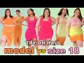 Me vs. The Model - Size 18 EXPRESS Try-On Haul | Sarah Rae Vargas