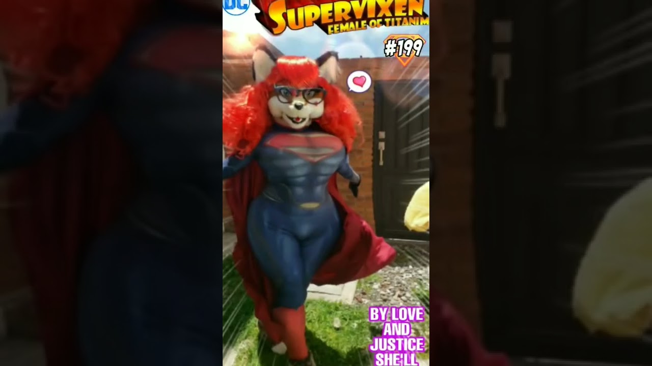 ⁣🦊💌SUPERVIXEN‼️ By Aurora Spencer🌸 #auroraspencer #thicc #milf  #furry  #supergirl #superloba #sexy
