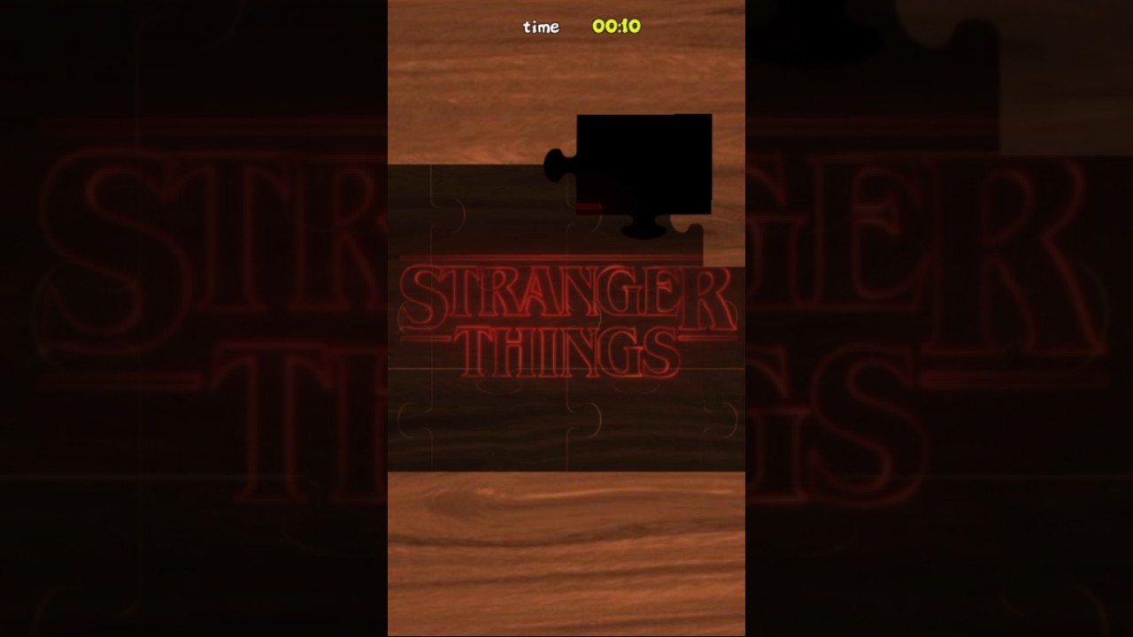Stranger Things|| Stranger Things Puzzle Game || 