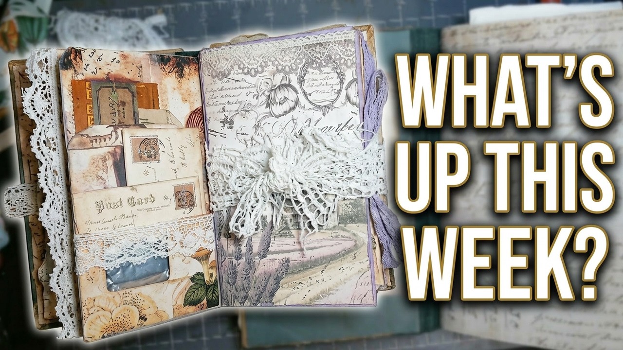 JunkJournal✢『LADY♡』 Monday Memo What's Coming This Week on Junk Journal Diva! - YouTube