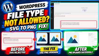 How to Fix WordPress File Type Not Allowed Upload Error (SVG to PNG) (2026)